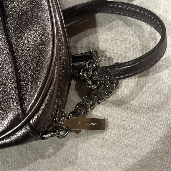 Michael Kors Ginny Studded Leather Crossbody Purse - Picture 8 of 8